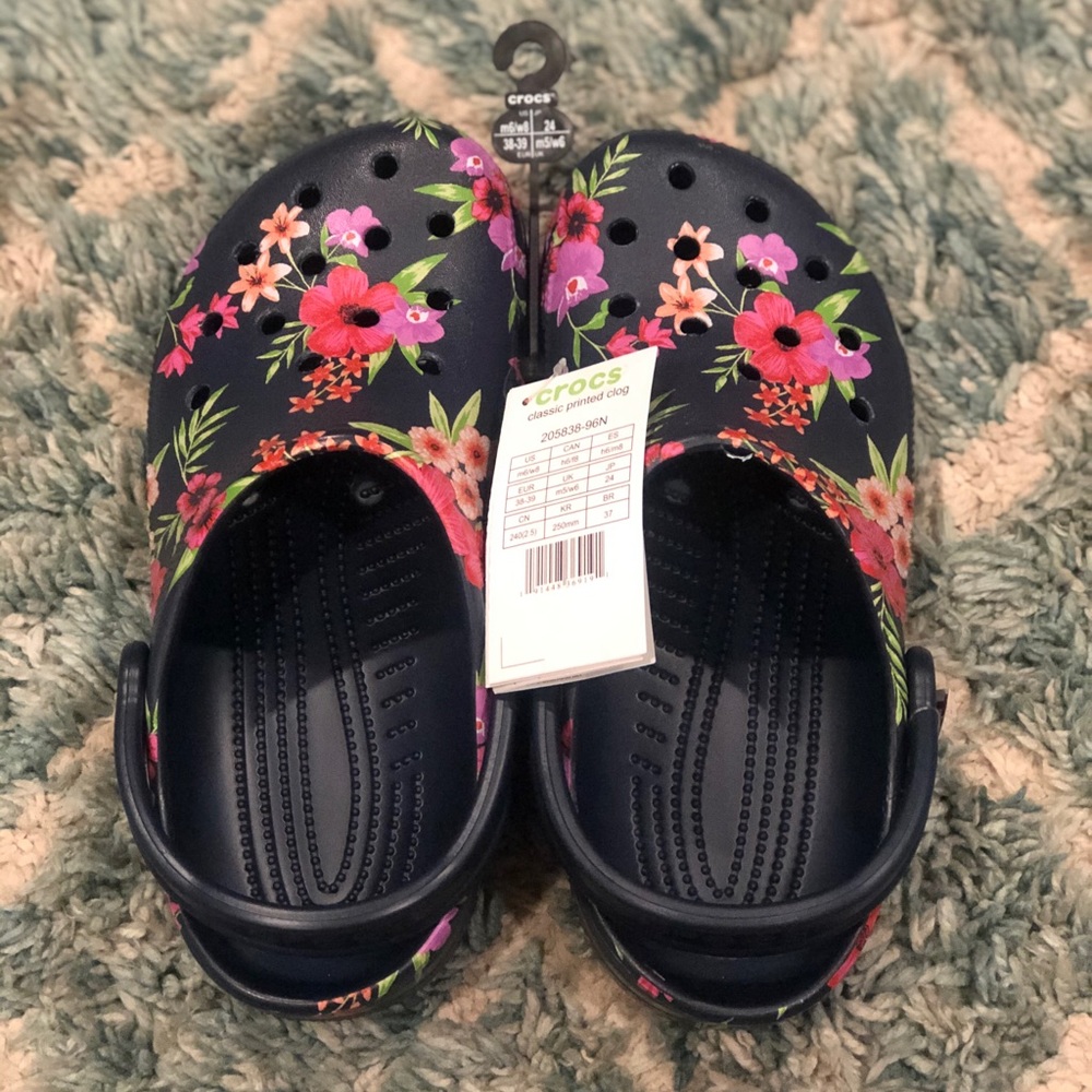 Floral Crocs